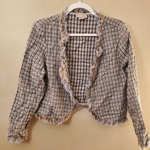 Periscope Knit Multicolored Long Sleeve Open Front Cardigan Size XL